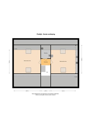 Floorplan - Veenakkerweg 5, 2635 NC Den Hoorn